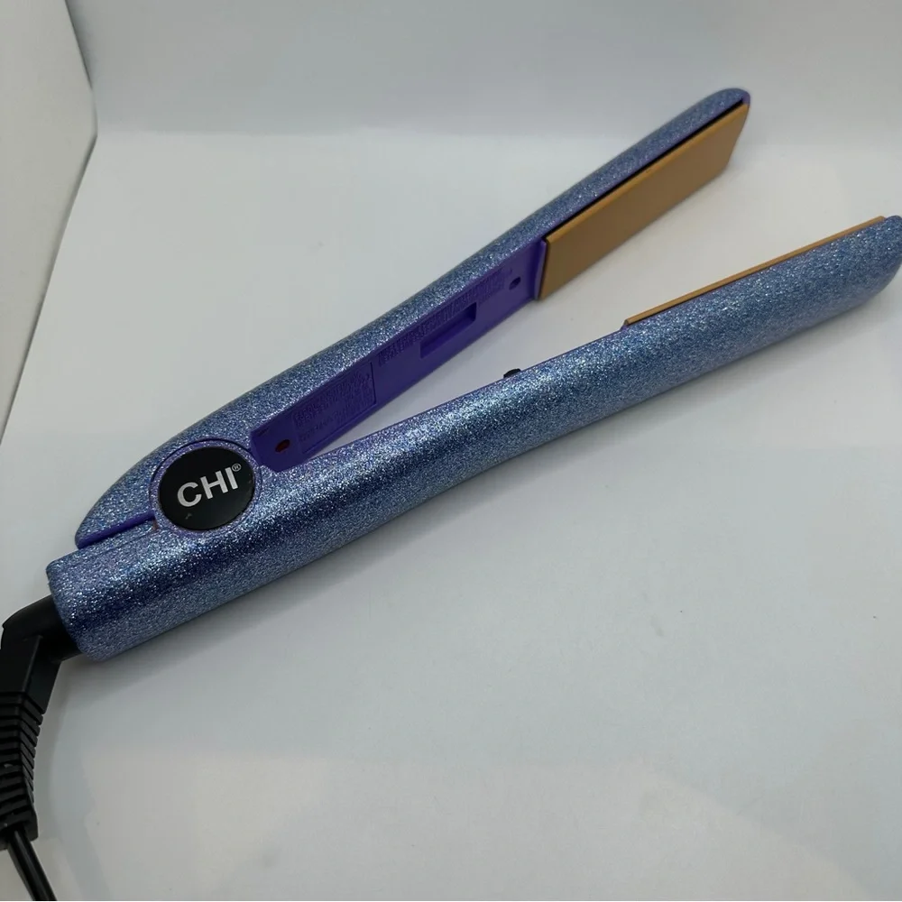 Chi Galactic Glitter 1 Inch Ceramic Flat Iron - With Box‎ No Thermal Mat